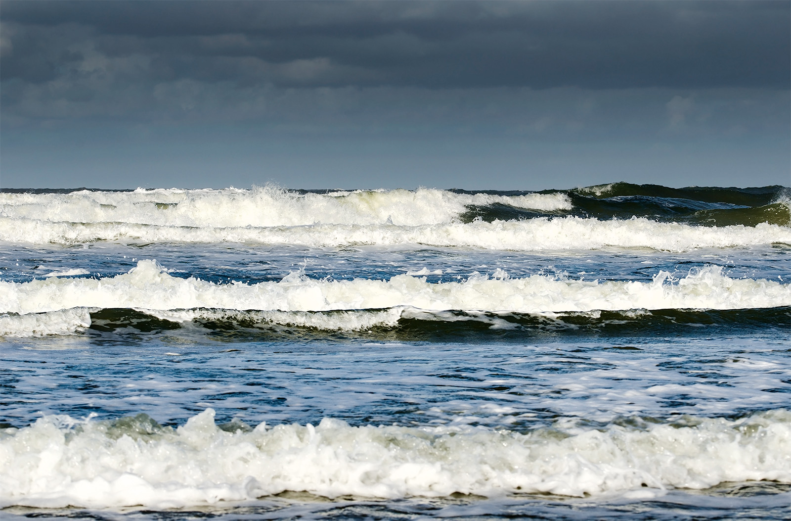 Stürmisch war die Nordsee......Strand auf Juist Oktober 2013