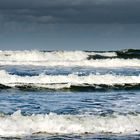 Stürmisch war die Nordsee......Strand auf Juist Oktober 2013