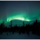 Stürmische Aurora borealis