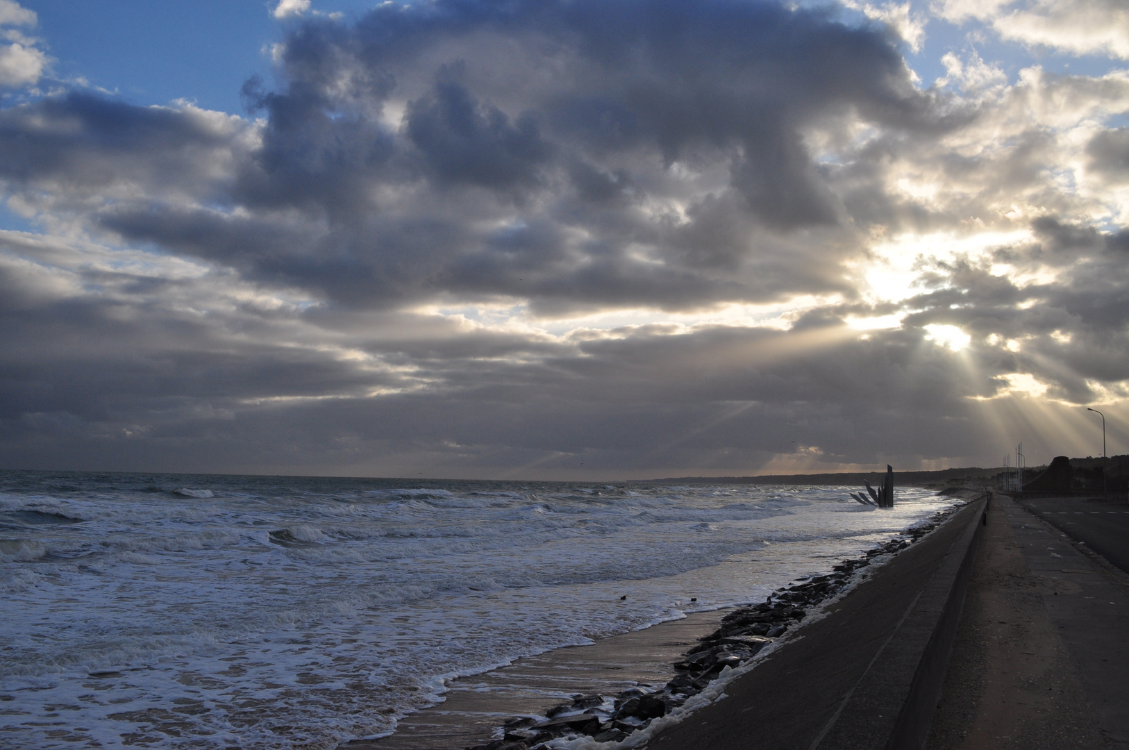 Stürmische Normandie