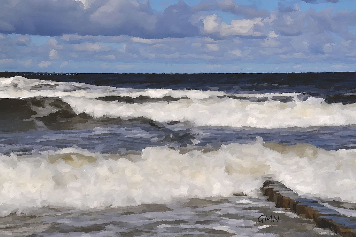 Stürmische Ostsee