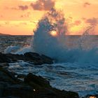 Stürmische Ostsee. Insel Bornholm.