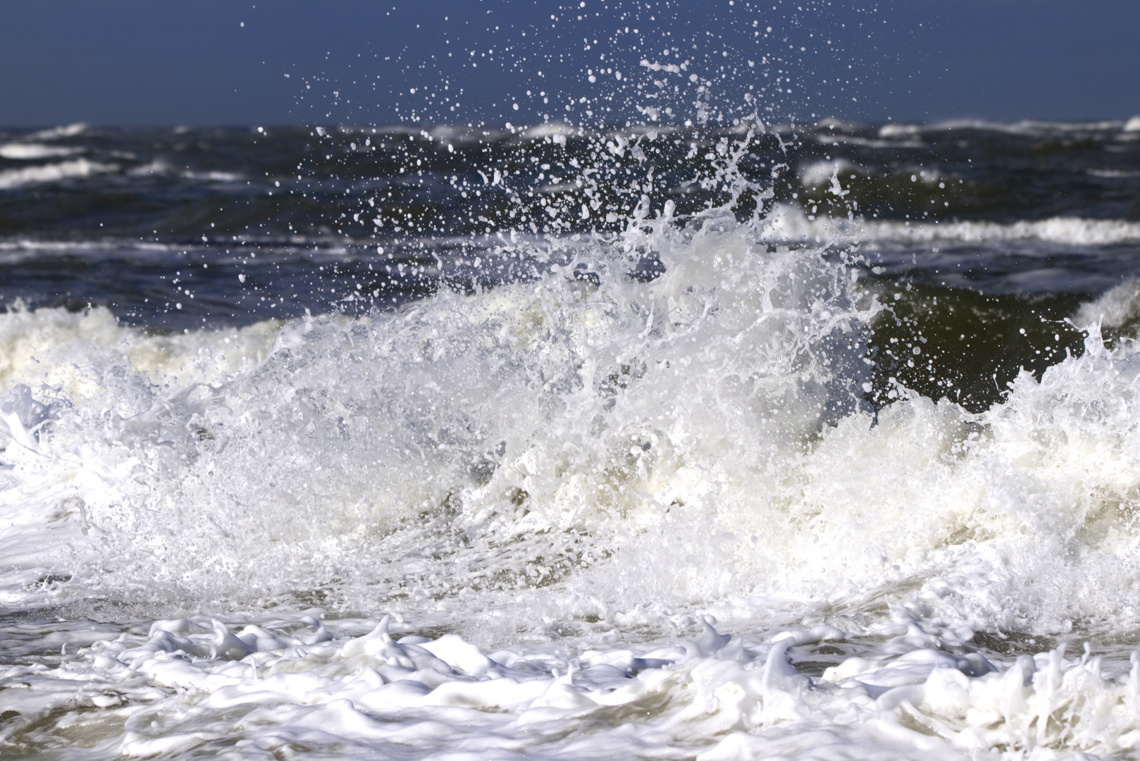 Stürmische See auf Baltrum