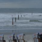 Stürmische See auf Norderney