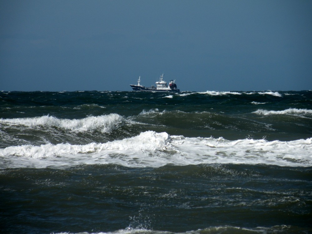 Stürmische See bei Hirtshals.