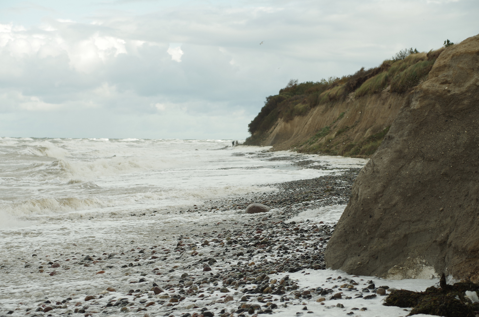 Stürmische See bei Kreptitz (Halbinsel Wittow, Rügen))