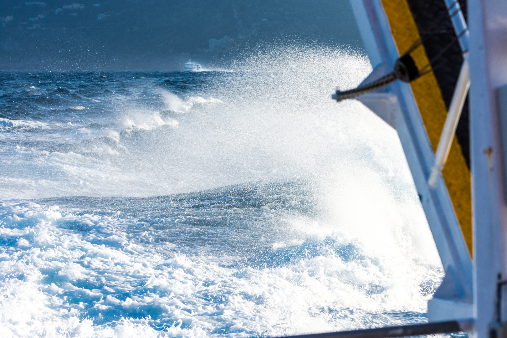 stürmische See vor Capri