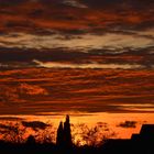 Stürmischer Abendhimmel