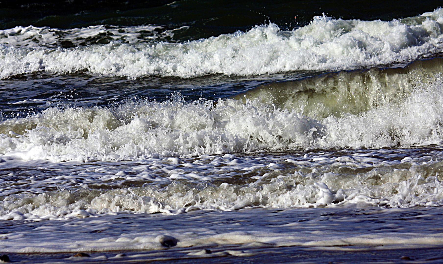 Stürmischer Meer