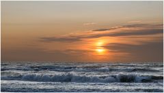 Stürmischer Sonnenuntergang