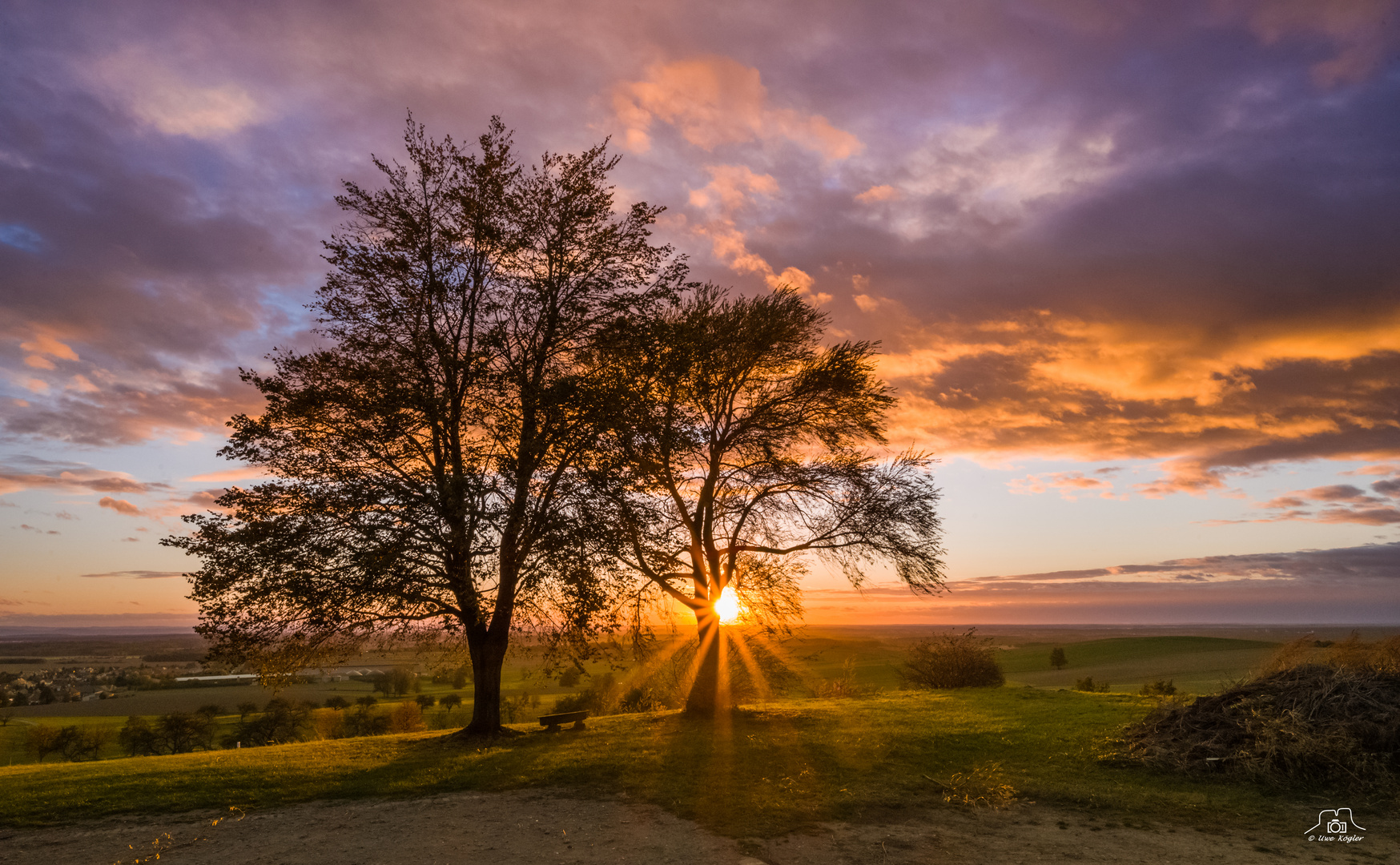 Stürmischer Sonnenuntergang