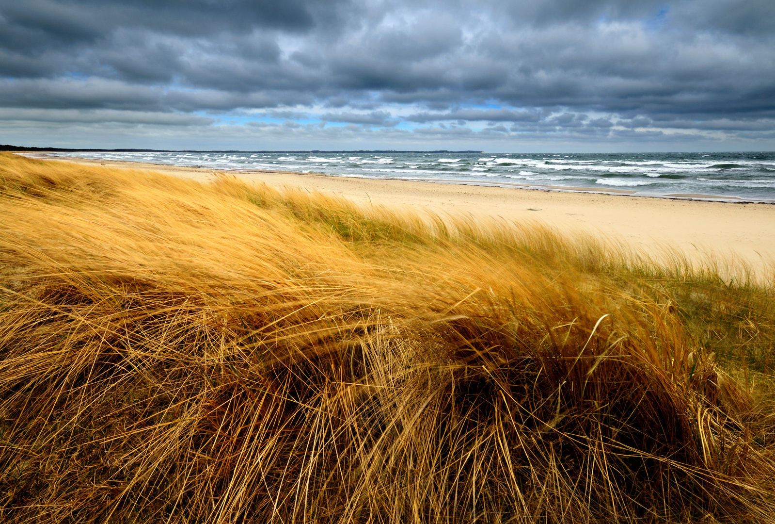 Stürmischer Strand