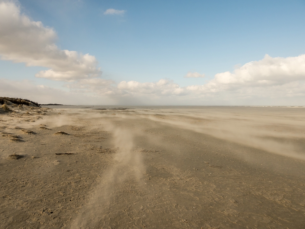 Stürmischer Strand