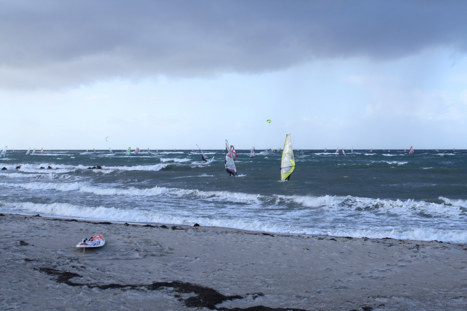 Stürmischer Tag am Meer