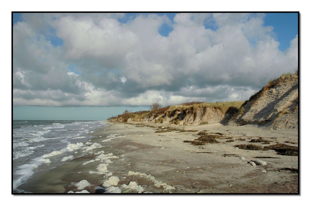 Stürmischer Tag am Weststrand / Darss