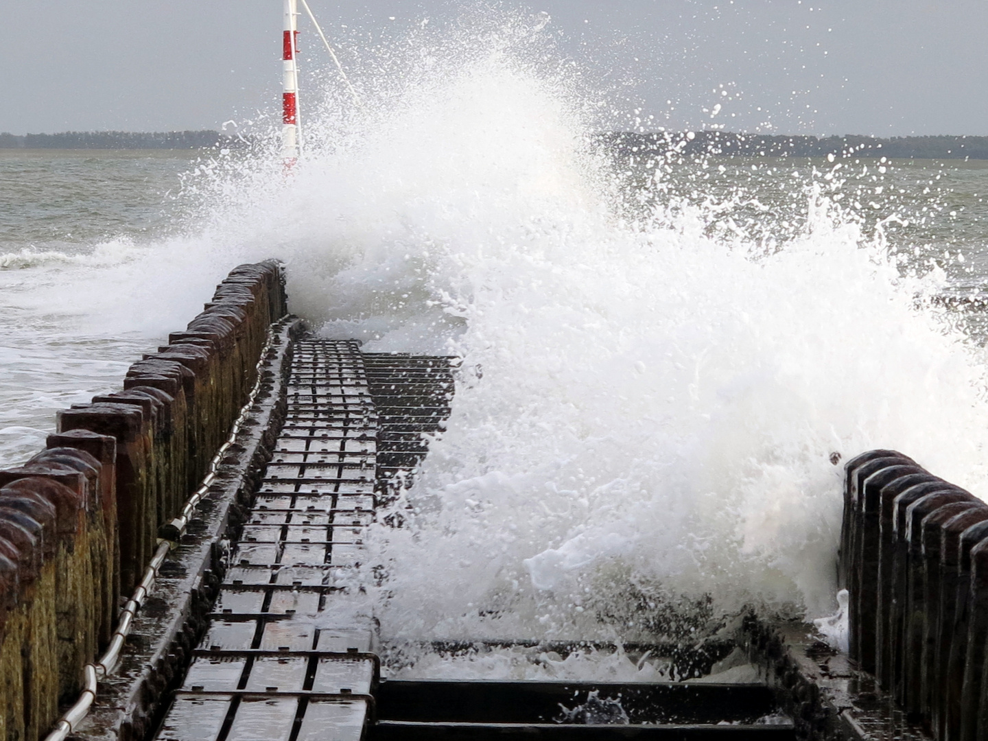 stürmischer Tag in Vlissingen