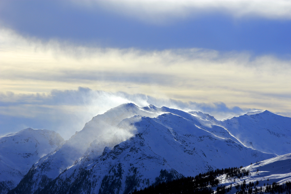 Stürmisches Gebirge