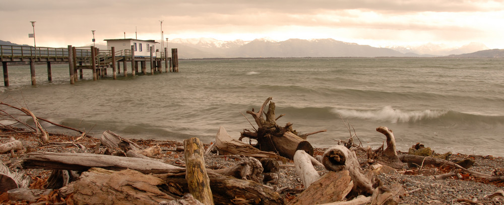 Stürmisches Wetter am Bodensee