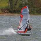 Stürmisches Wetter, Stegen am Ammersee