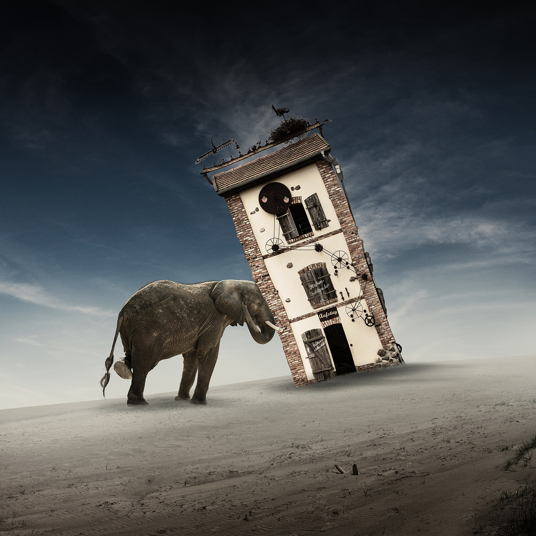 Stütze Foto &amp; Bild | composing, haus, elefant Bilder auf fotocommunity