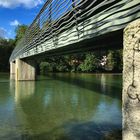 Stützpfeiler Isarfußgängerbrücke