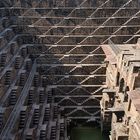 Stufenbrunnen Chand Baori in all seiner Schönheit 