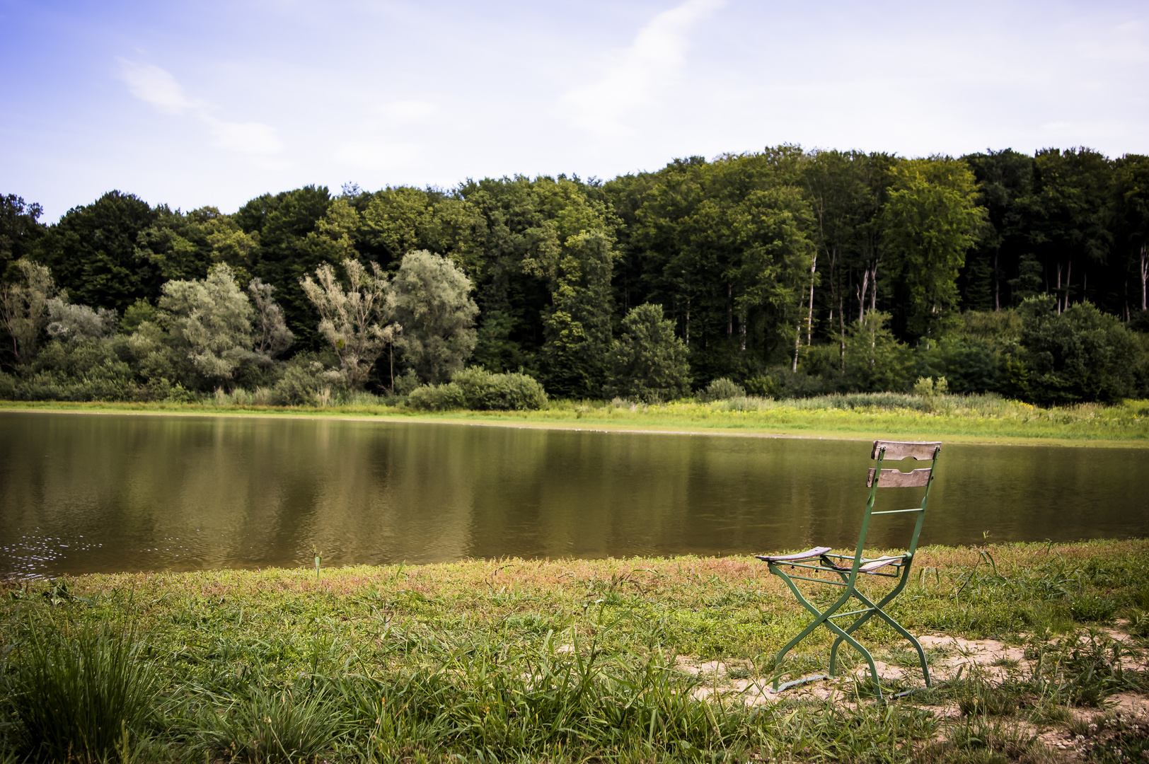 Stuhl am See