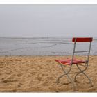 Stuhl am Strand