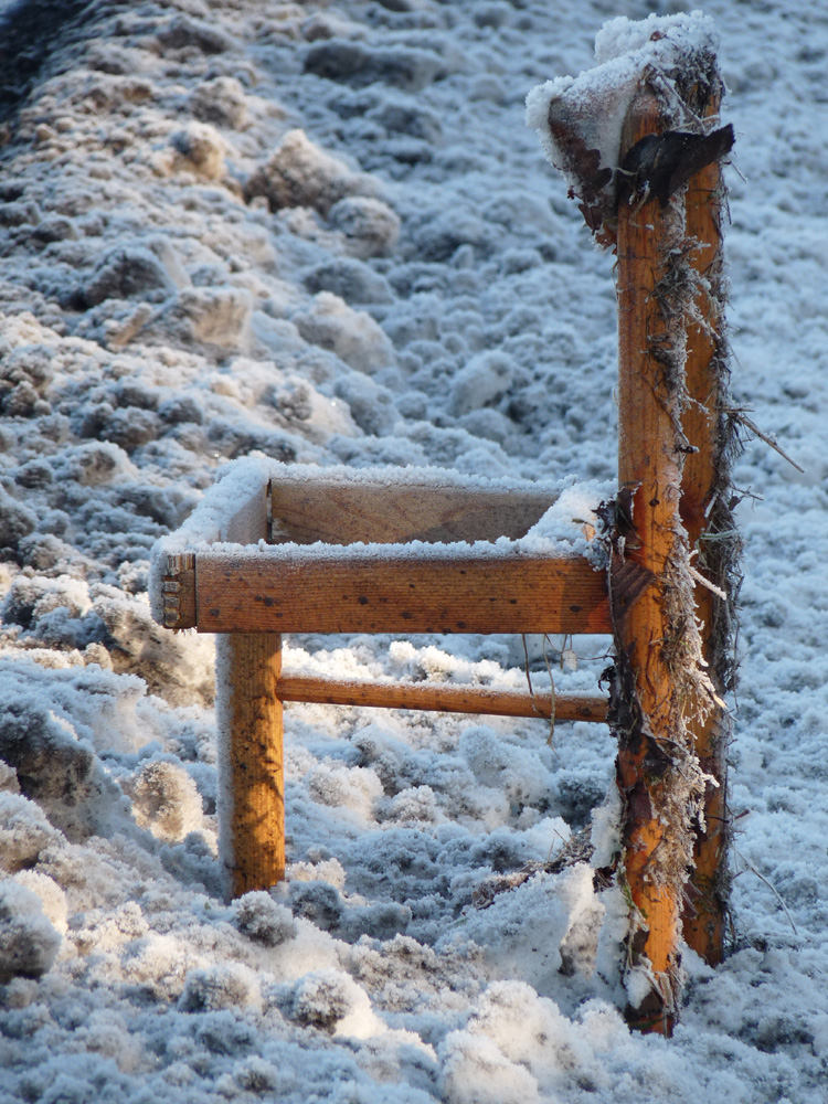 Stuhl am Wegesrand