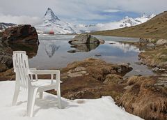 Stuhl an Matterhorn