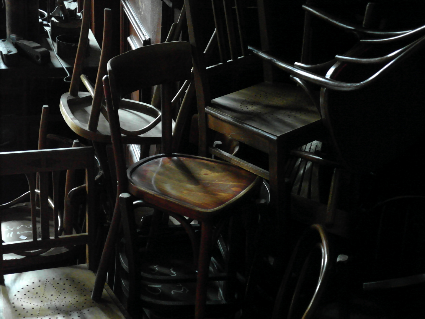 Stuhlecke in "Clärchens-Ballhaus" in Berlin