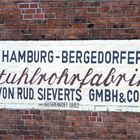 Stuhlrohrfabrik....nur noch ein Schild....der Rest ist Geschichte