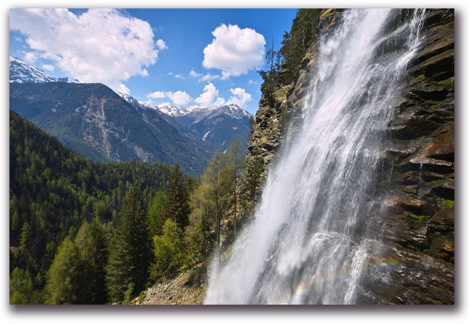 Stuibenfall in Umhausen, Oetz, Tirol.