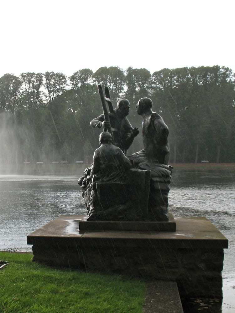 Stumme Beredsamkeit im Regen (Bremen)