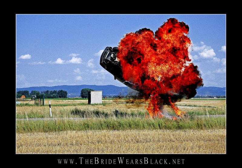 Stuntmen beim Flug