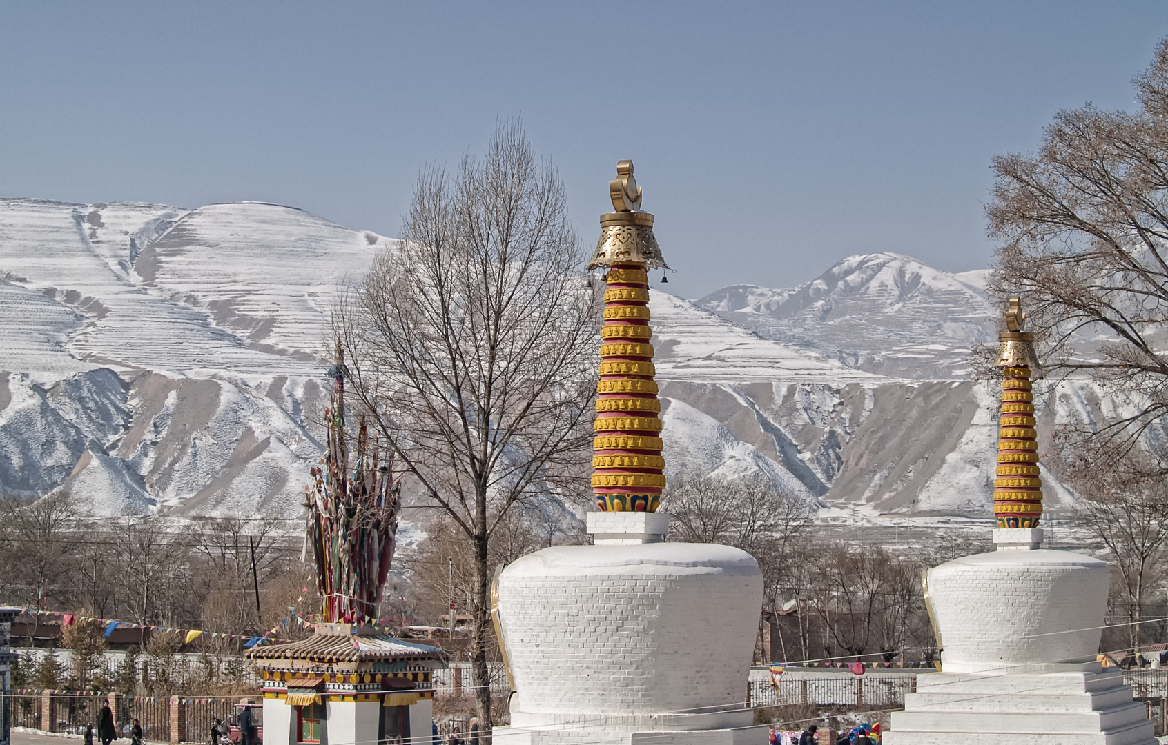 Stupa Foto & Bild architektur, asia, landschaft Bilder auf