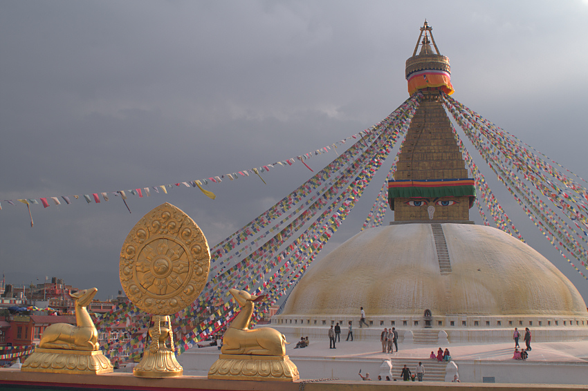 Stupa in Boudanath - Kathmandu