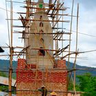 Stupa in contruction