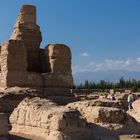 Stupa in der Ruienstadt Jiaohe...