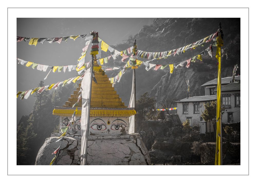 Stupa in Namche Bazar