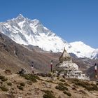 Stupa oberhalb von Dingboche