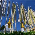 stupas at sangacholing monastery