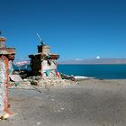 Stupas at the Seralung Gompa