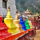 Stupas im Kinderkloster... Osttibet Westsichuan