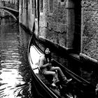 Stupore in gondola a Venezia