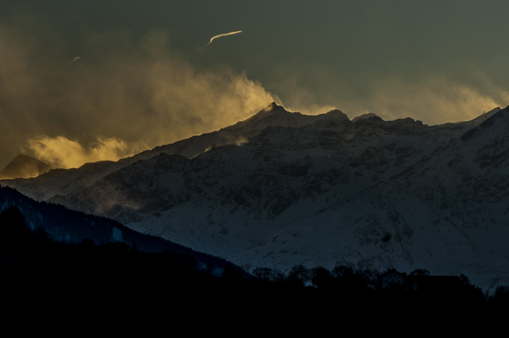 Sturm am Berg