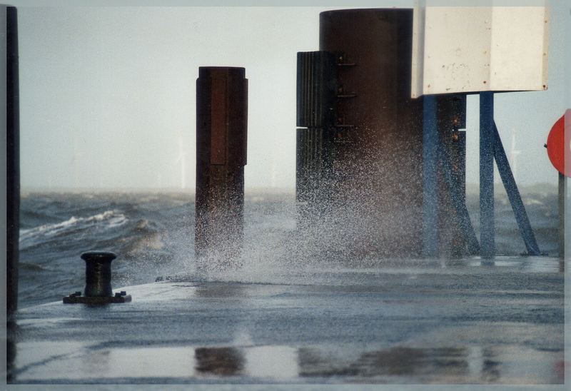 Sturm am Hafen