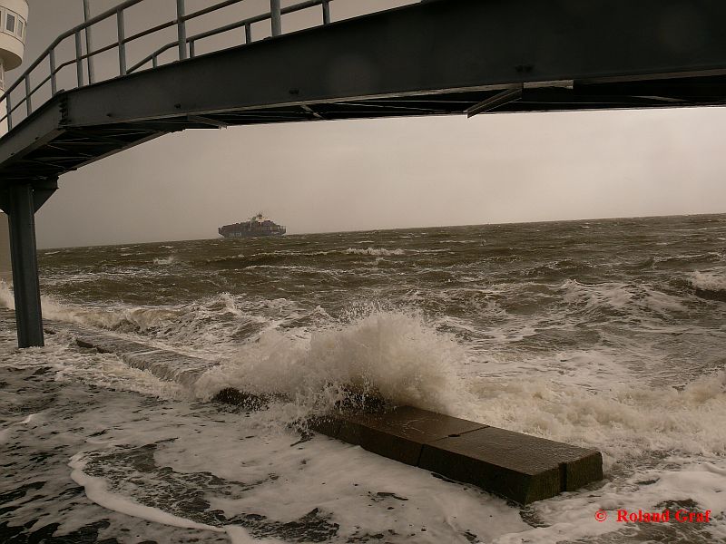 Sturm am Hafen