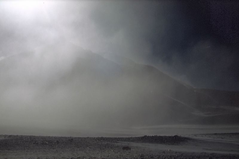 Sturm am Llullaillaco-Basecamp