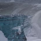 Sturm am Meer bei Jökulsarlon, Island